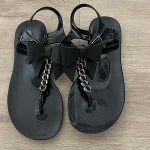 Kate spade sandals with bows sz 7